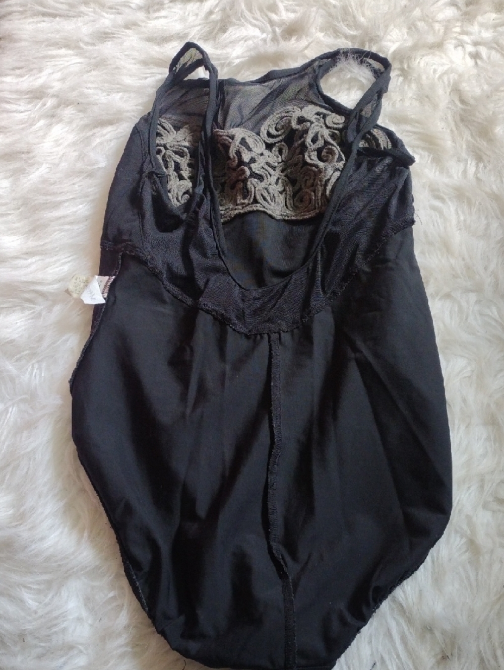 Miraclesuit Black One-Piece Swimsuit with Silver Tag Detail - Picture 4 of 6